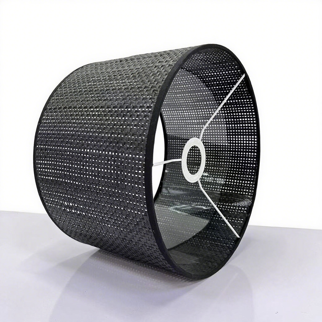 Luxury Modern Classic Black Paper Fabric Lampshade LCS760picture4