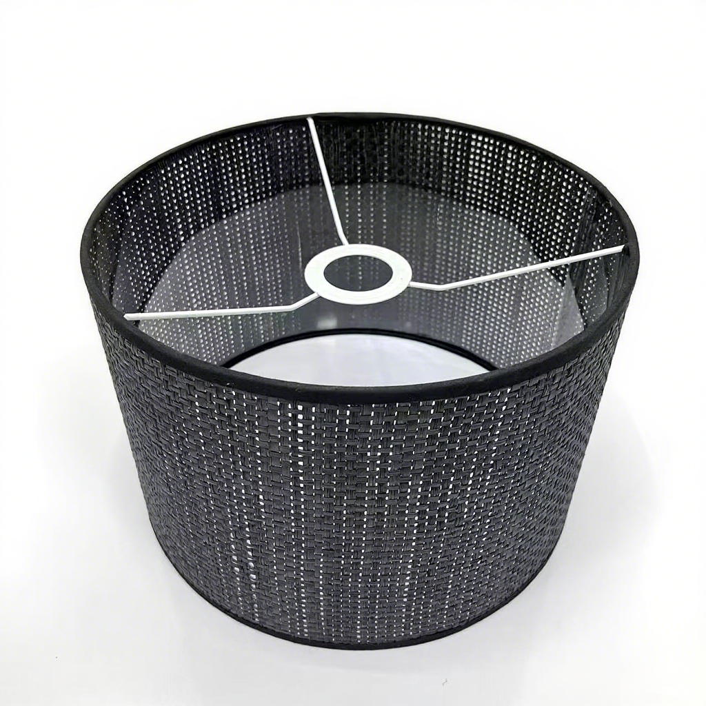 Luxury Modern Classic Black Paper Fabric Lampshade LCS760picture5