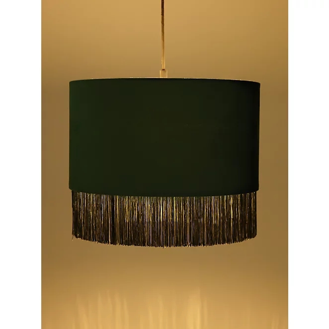 Customized Decorative Green Drum Ceiling Lampshade LCS740picture2