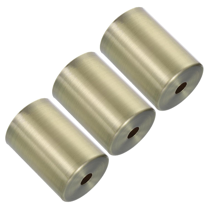 Black me<i></i>tal Screw Decorative Lighting Accessories E27 Lamp Socket 43mm*60mm Lamp ba<i></i>ses Holder Covers Sleeves for Pendant Lamp