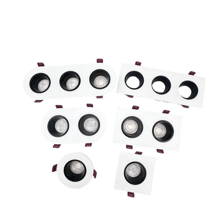 Embedded Downlight Frame GU10  MR16 LED Module Spotlight Housing LCS700picture2