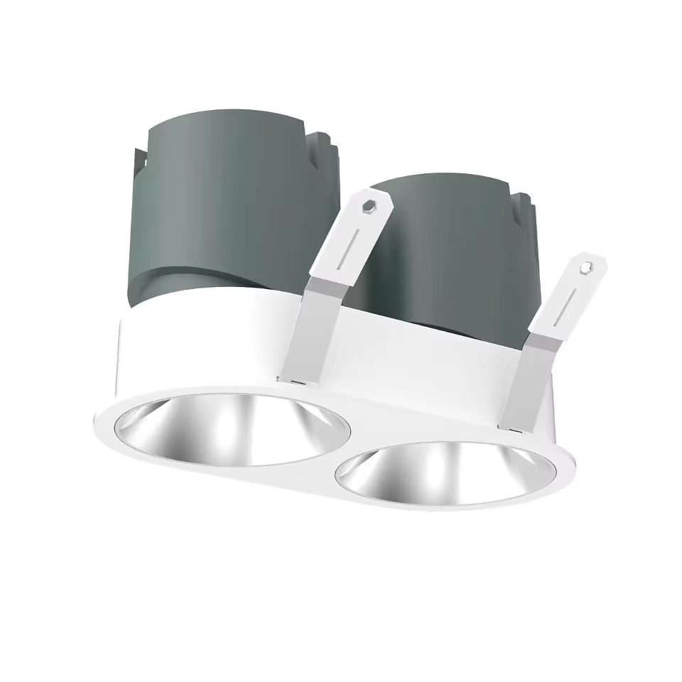 Double Headed Smart Tuya Zigbee Dimmable CCT RGB 10W COB Downlight DL2470picture4