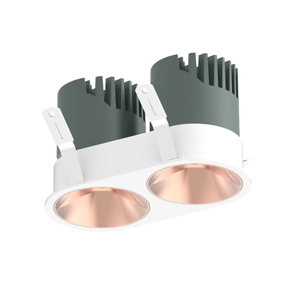 Double Headed Smart Tuya Zigbee Dimmable CCT RGB 10W COB Downlight DL2470picture6