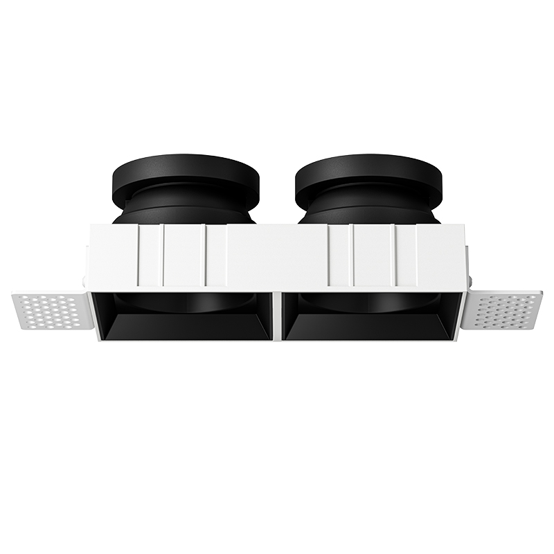 Modern Module Square Double Trimless Spotlight MR16 Downlight DL2460picture2