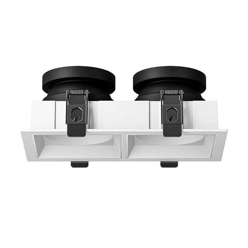 Adjustable GU10 Frame Spotlight Square Trimless MR16 LED Module Downlight DL2450picture5