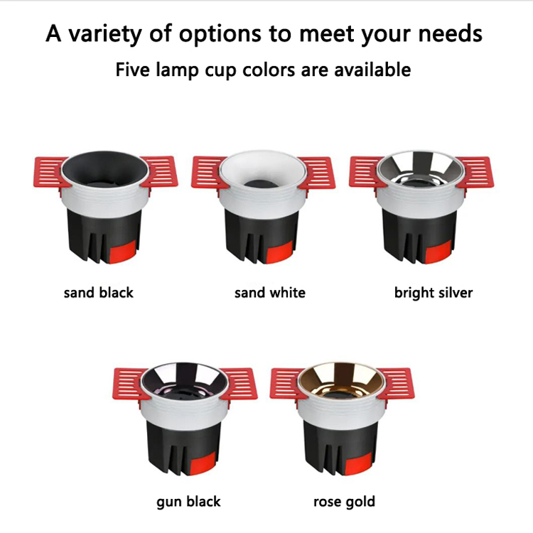 Trimless Recessed Anti-Glare LED COB Downlight DL2440picture3