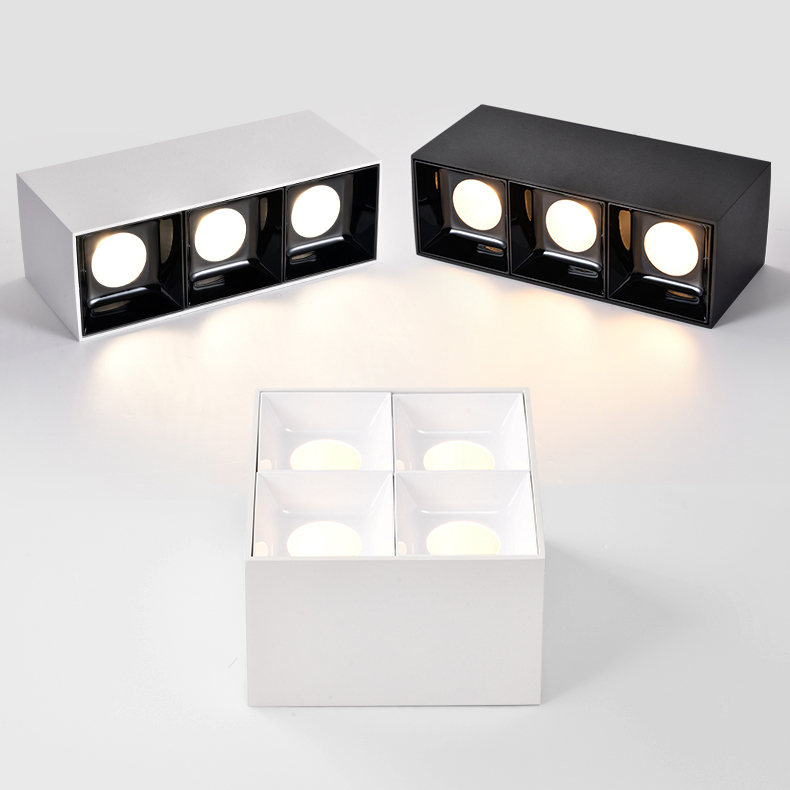 Double Head Three Head COB Indoor Hotel Showroom 7W 10W 15W LED Downlight DL2380picture2