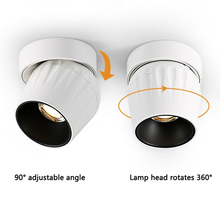 7W 10W Hotel Home Adjustable 360° Rotating Ceiling LED Downlight DL2370picture2