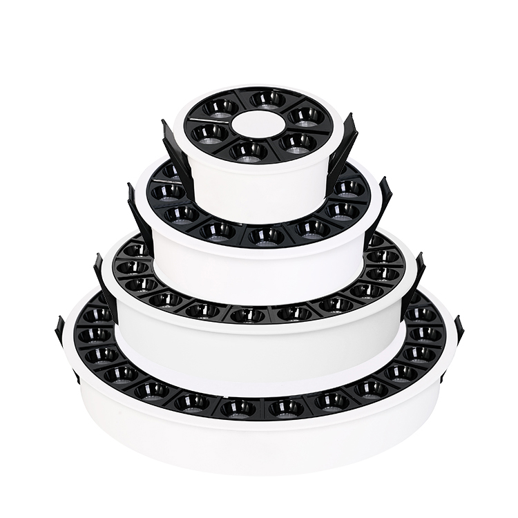 Modern Circular Recessed Spotlight Indoor Hotel Project LED Grille Downlight DL2340picture3