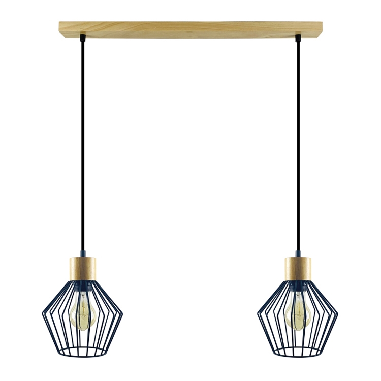 Iron Loft Cage Pyramid Indoor E27 Base Nordic Pendant Lights PEN1950picture6