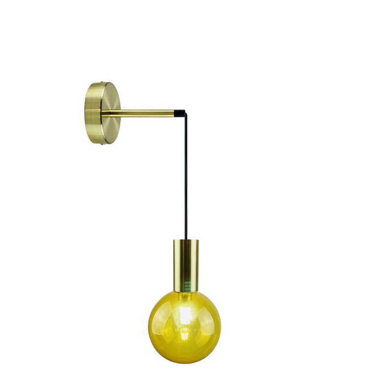 New Design Retro Staircase Living Room Ropes Ball Wall Pendant Lights Led Creative Minimalist Light Wall Lamp