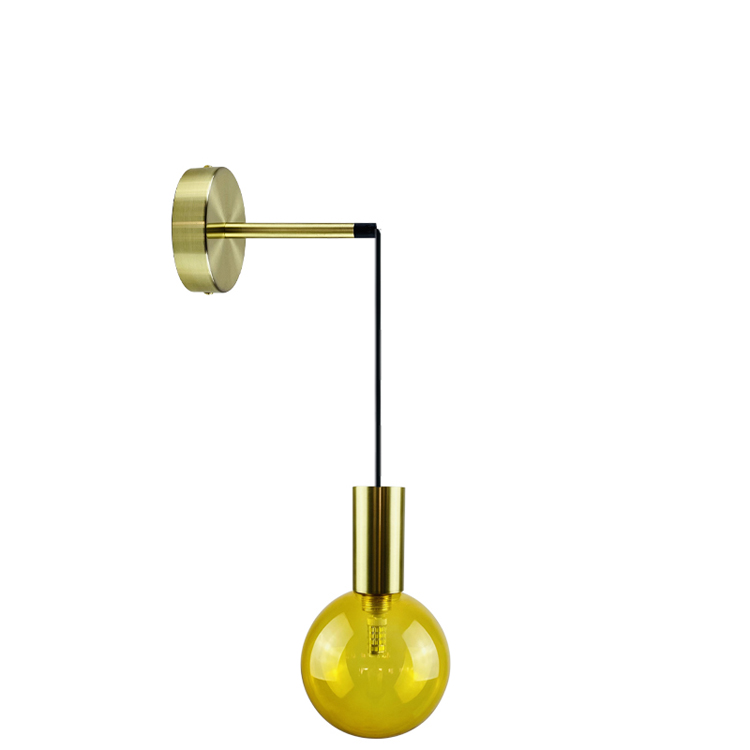 New Design Retro Staircase Living Room Ropes Ball Wall Pendant Lights Led Creative Minimalist Light Wall Lamp