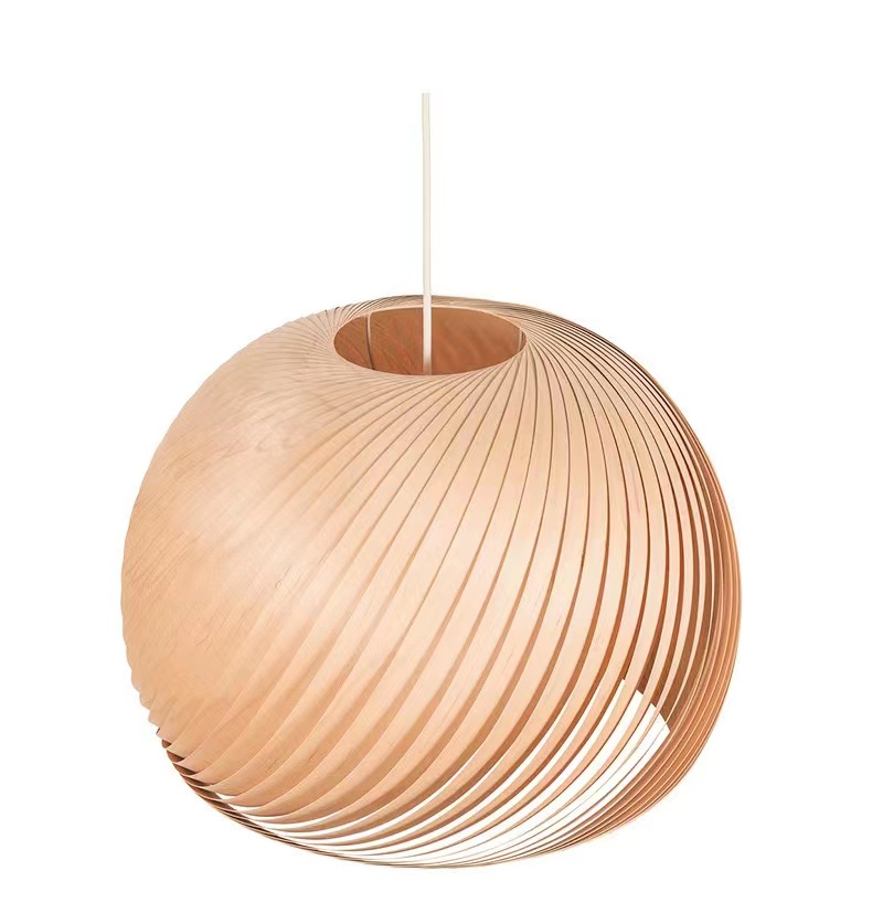 Nordic Wooden Lights Dining Room Living Room Lights Wood Pendant Light PEN1930picture2