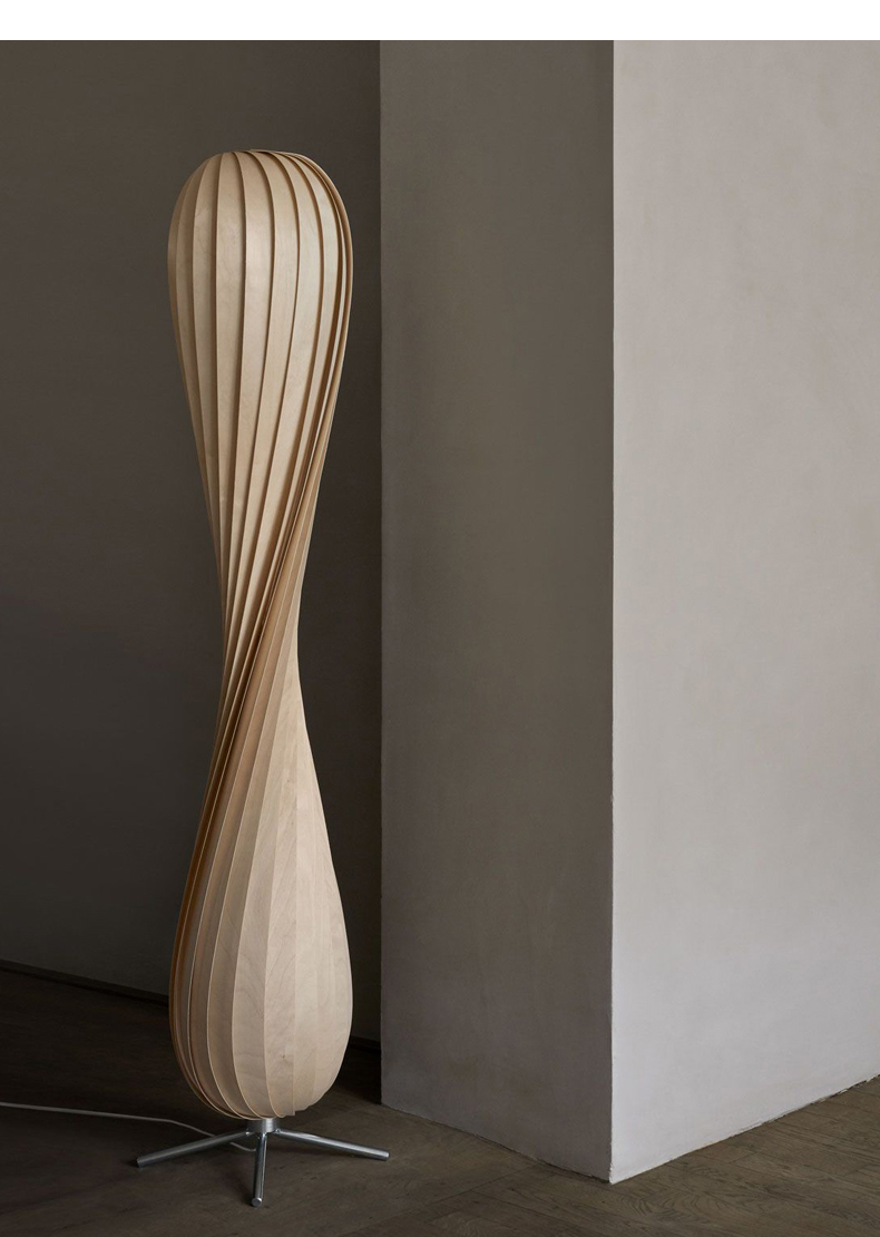 Japanese LED Wooden Light Modern Tripod decorative luxury Floor  Lamp  for living room decor with E27 ba<i></i>se