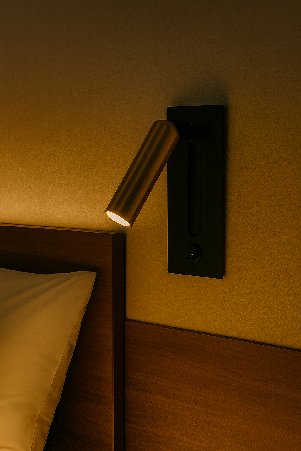 Button Switch & Adjustable 85-265V LED Hotel Bedside Reading Light WL5690picture2