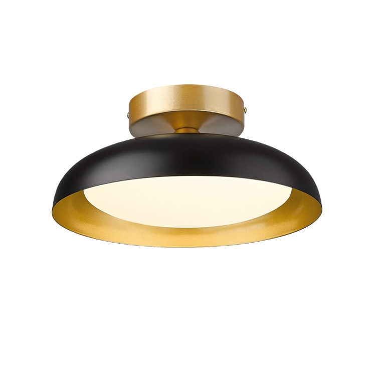 Modern Black Indoor Flush Mounted 3CCT Dimming Remote 12W Ceiling Light CL1200