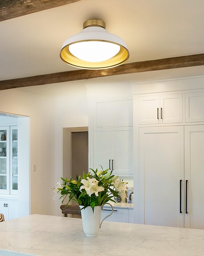 15 Inch Indoor Modern Flush Mount Remote 3CCT Dimmable Round Ceiling Light CL1190picture2