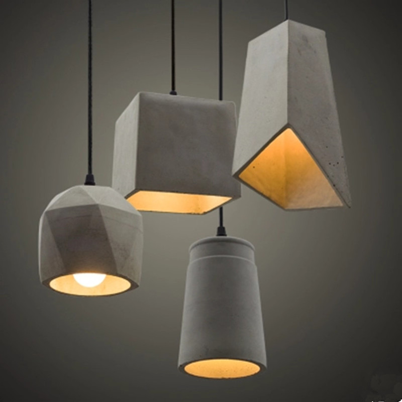 Loft Vintage Cement Industry Small Pendant Lamp PEN1860picture2