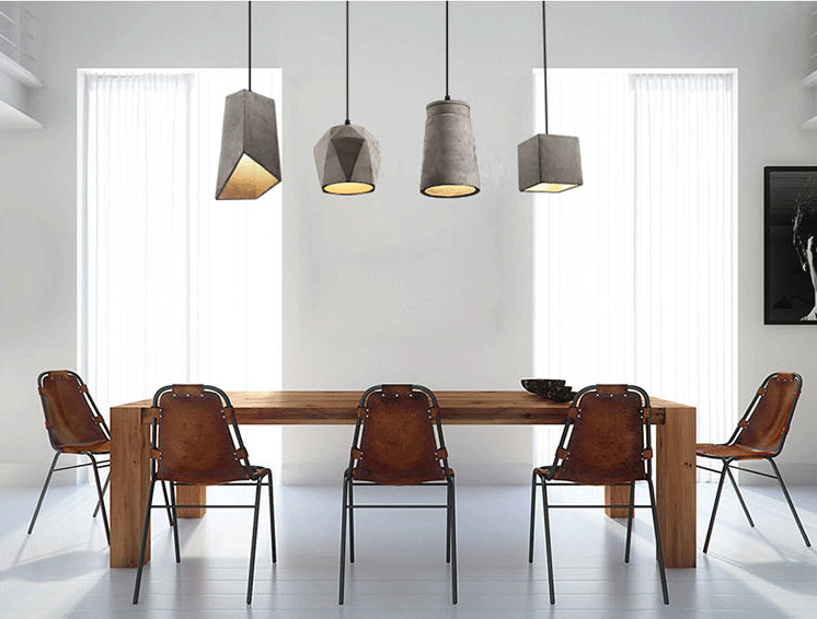 Loft Vintage Cement Industry Small Pendant Lamp