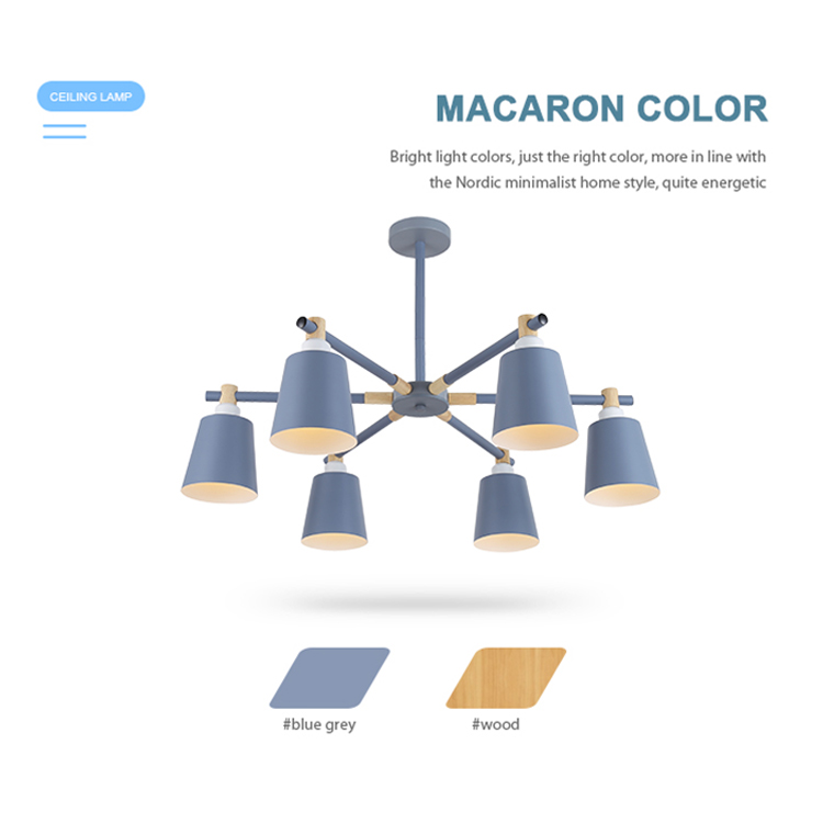 Modern Pendant Lamp Indoor Decoration Acrylic Iron Ceiling Light CL1140picture4