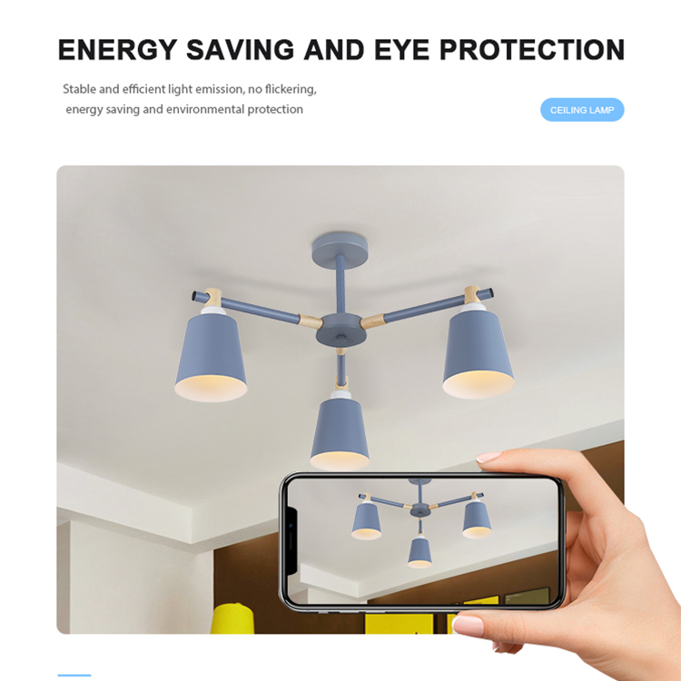 Modern Pendant Lamp Indoor Decoration Acrylic Iron Ceiling Light CL1140picture5