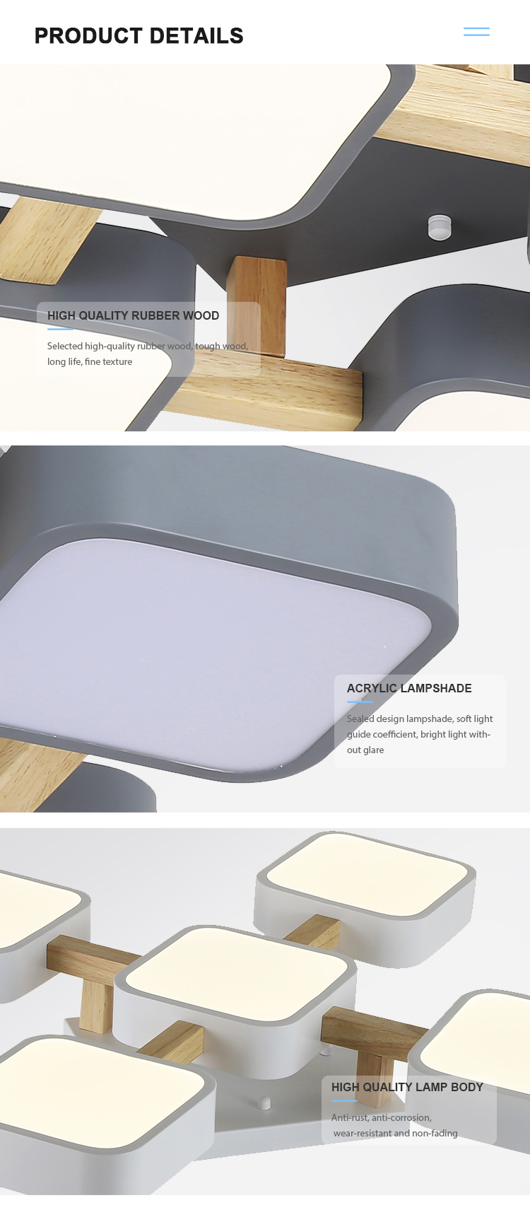 High Bright Indoor Hanging Ceiling Led Pendant Lamp Modern Nordic Custom Bedroom Ceiling Light