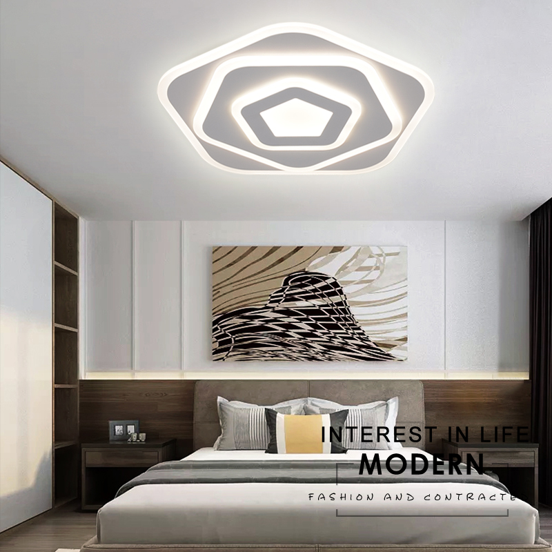 Contemporary Acrylic Flower Modern Bedroom Luxury Decorative LED Ceiling Light CL1120picture2