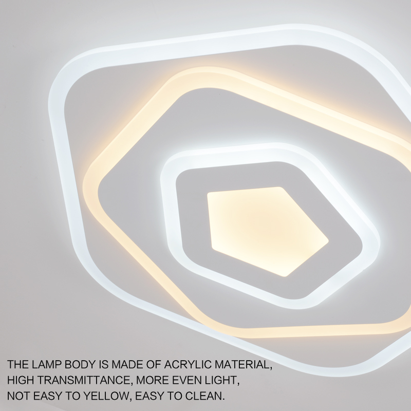 Contemporary Acrylic Flower Modern Bedroom Luxury Decorative LED Ceiling Light CL1120picture6