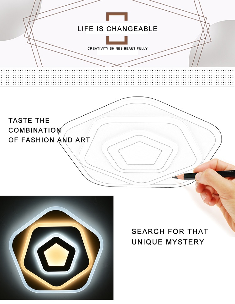 Co<i></i>ntemporary Acrylic Flower Design Modern Bedroom Luxury Decorative Led Ceiling Light