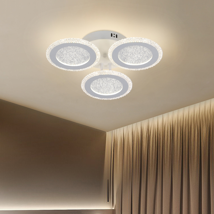 Stepless Dimming Remote Control Modern Acrylic LED Ceiling Light CL1090picture2