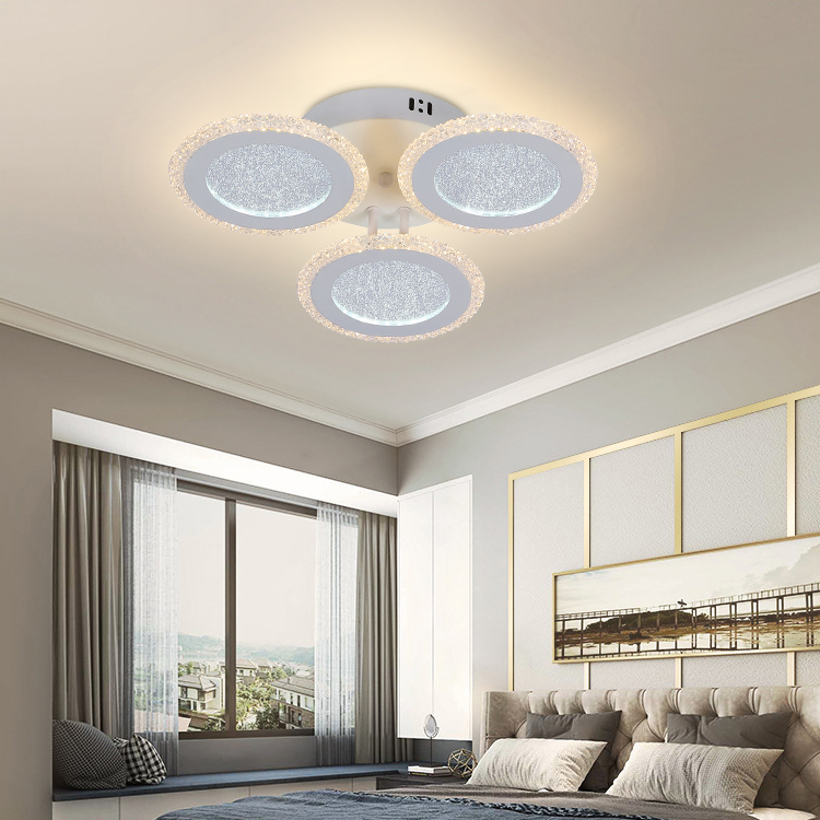Stepless Dimming Remote Control Modern Acrylic LED Ceiling Light CL1090picture3