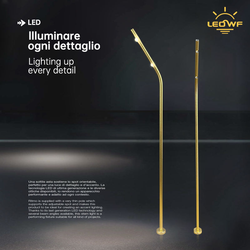 Super Thin 3W 12V 24V LED Stem Spot Light Jewelry Display Case JEW350picture3