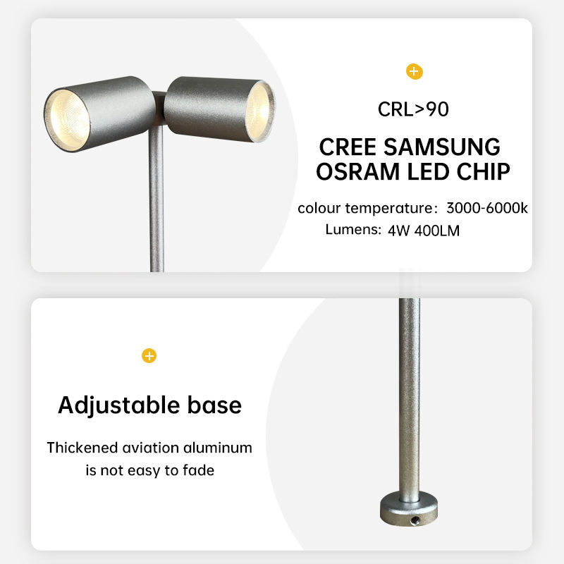 Portable 6W Type-C Charging LED Wireless Display Jewelry Display Light JEW340picture3