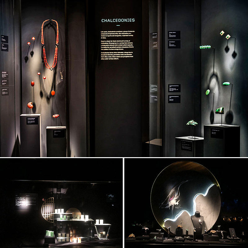 3W Magnetic Track Downlight Museum Lighting for Black Jewelry Display JEW320picture4