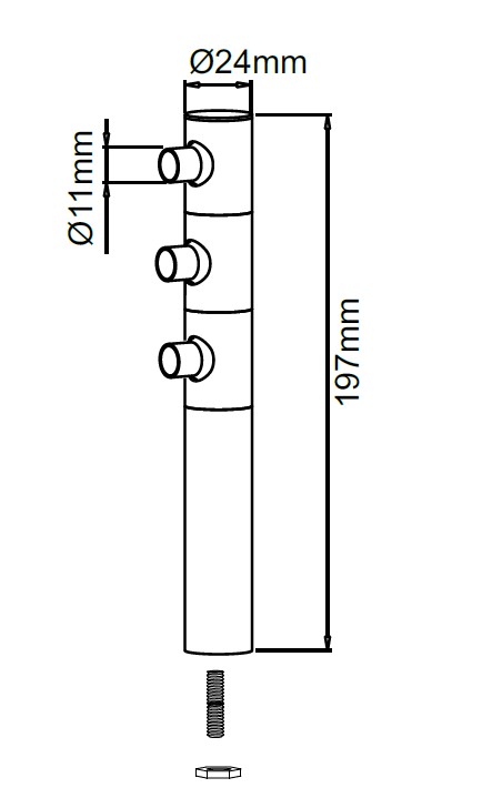 Adjustable LED Pole Light 3w 4w 5w 6w Jewelry Display Case Spot Light JEW270picture6