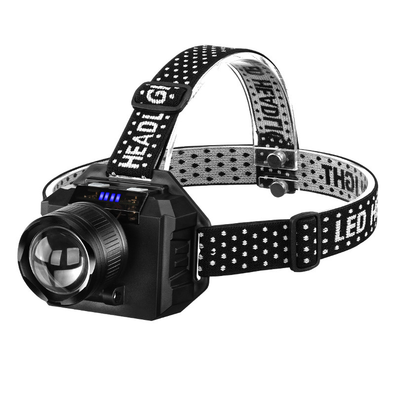 Rechargeable 3 Modes Zoom LED Waterproof Aluminum Headlamp-HDL980