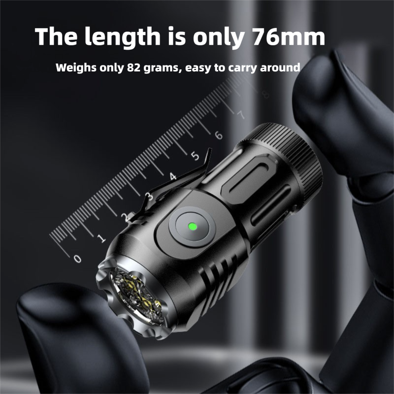 USB Rechargeable IP65 Waterproof Portable LED Flashlight HDL970picture2