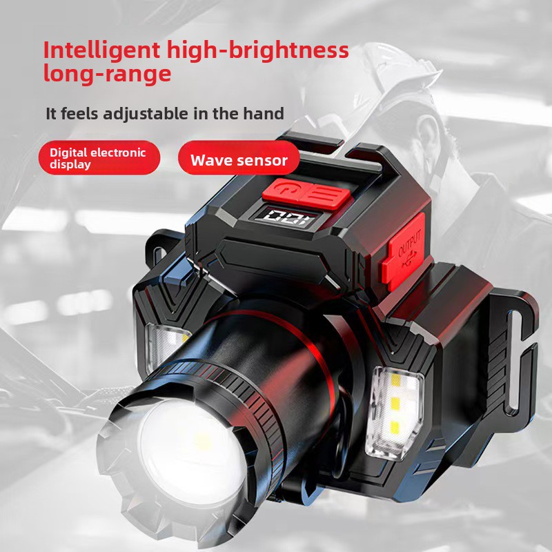 Induction Headlamp USB Rechargeable LED Camping Headlight HDL930picture4