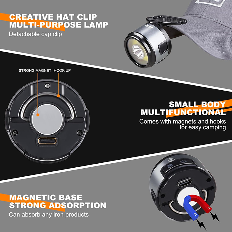 Multi-functional Waterproof Portable COB Headlamp Flashlight HDL920picture2