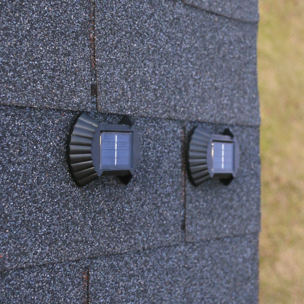 Customized 2LED 8LED Intelligent Outdoor Waterproof Garden Solar Wall Light SWL2330picture3