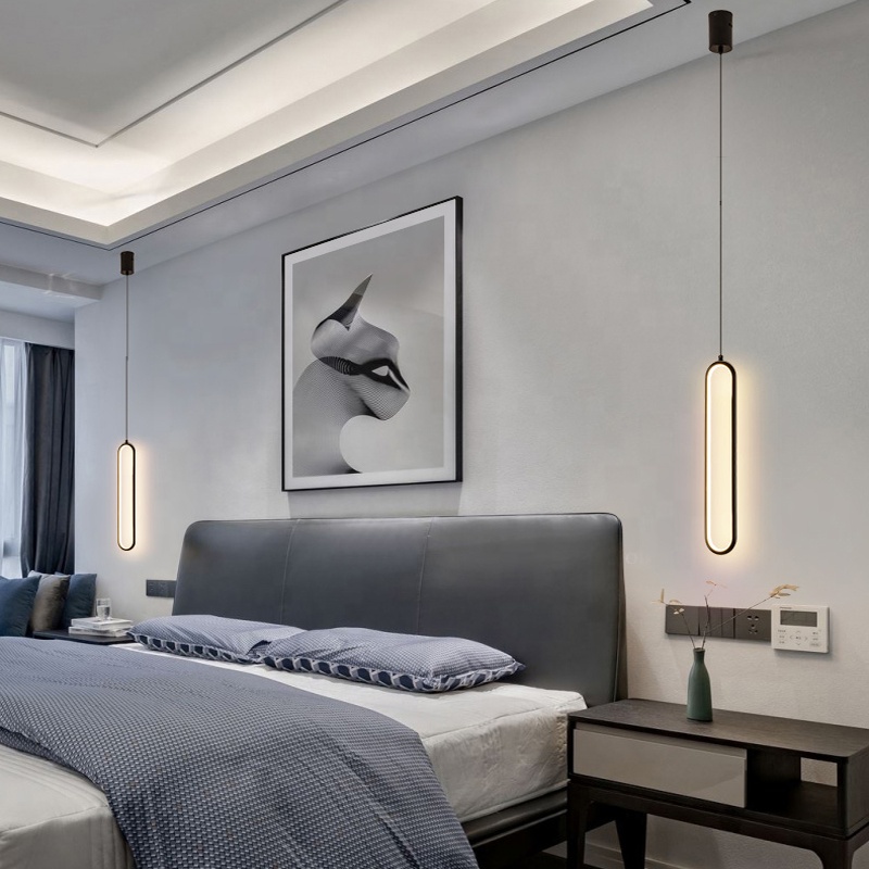 Modern Living Room Linear Hanging LED Pendant Light PEN1850picture6