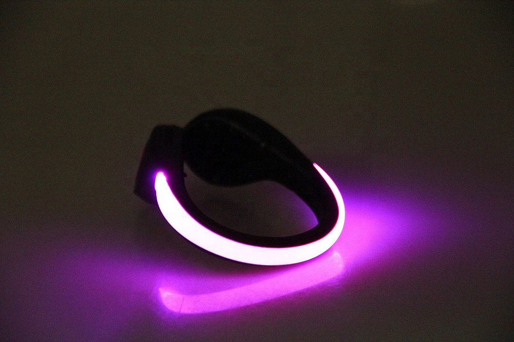Waterproof Flashlight Cycling Night Running Safety Shoe Clip Battery Light RUN500picture5