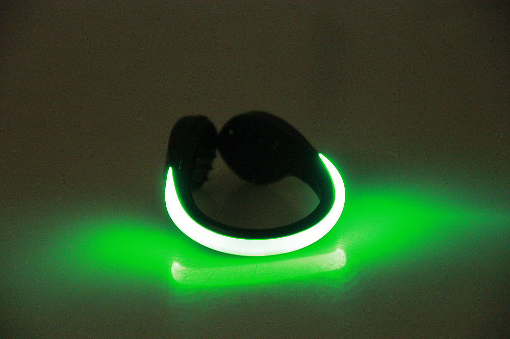 Waterproof Flashlight Cycling Night Running Safety Shoe Clip Battery Light RUN500picture6