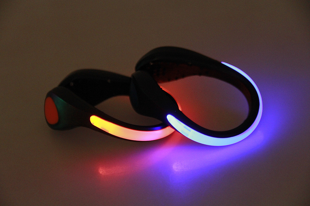 Outdoor Safety Luminous Night Running Shoe Clips Cycling Sports Warning Light RUN400picture3