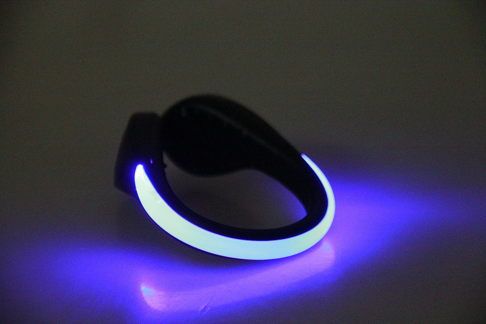 Outdoor Safety Luminous Night Running Shoe Clips Cycling Sports Warning Light RUN400picture4
