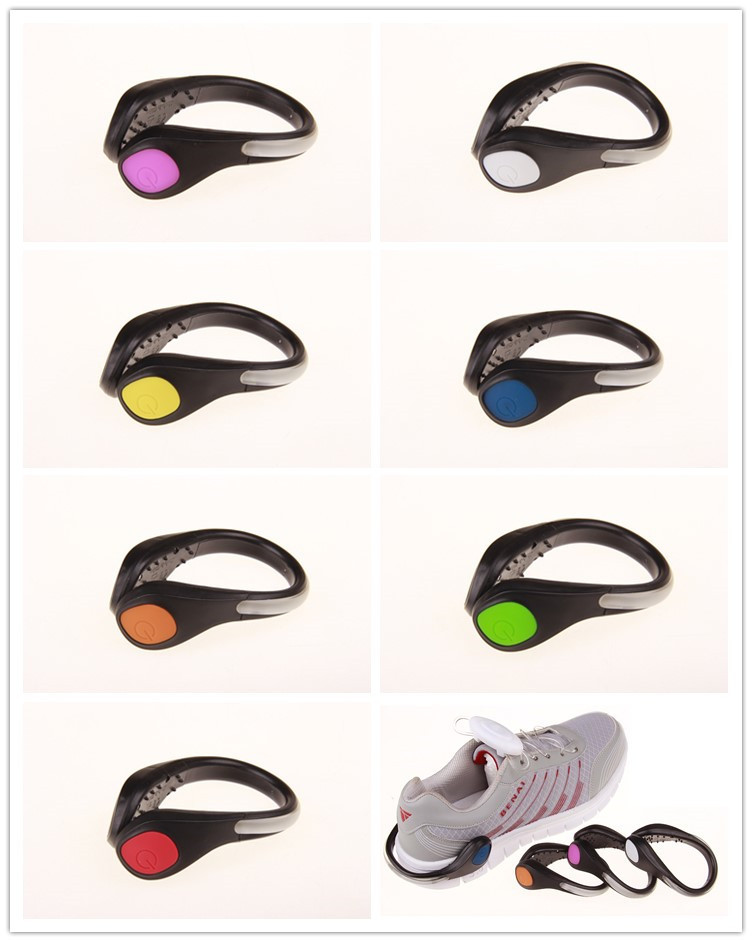 Outdoor Safety Luminous Night Running Shoe Clips Cycling Sports Warning Light RUN400picture6