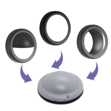 Black Simple Round Modern IP65 Waterproof LED Wall Light WL5490picture4