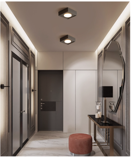 Boding Brand Surface Mounted Square Black Grille Light GRL320picture6