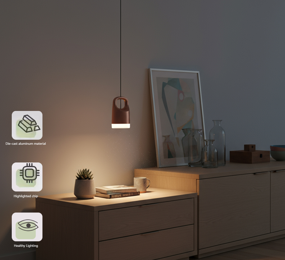 Large Gold Rope Indoor Modern LED Pendant Foyer Light PEN1840picture2