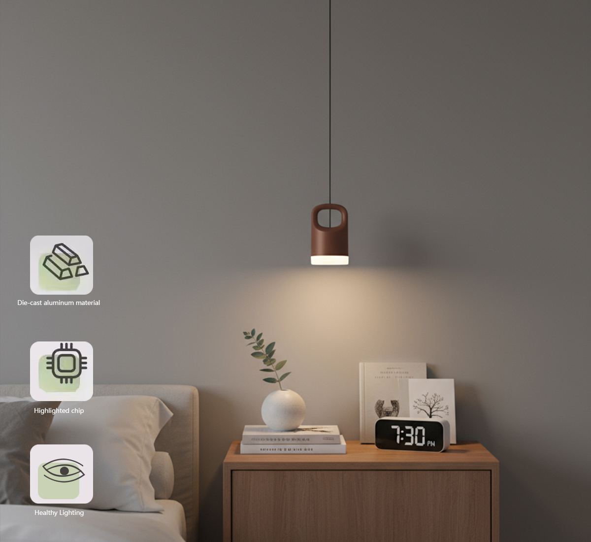 Large Gold Rope Indoor Modern LED Pendant Foyer Light PEN1840picture3